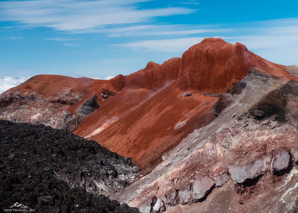 Поход по Камчатке: кратер авачинского вулкана