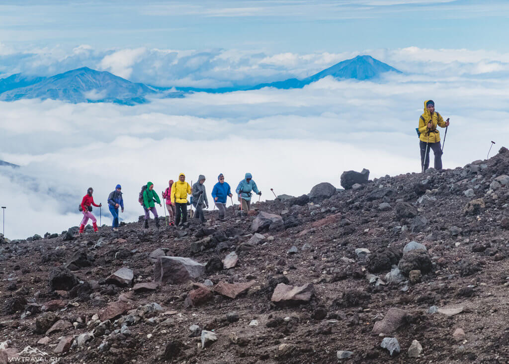 Поход по Камчатке: восхождение на авачинскйи вулкан