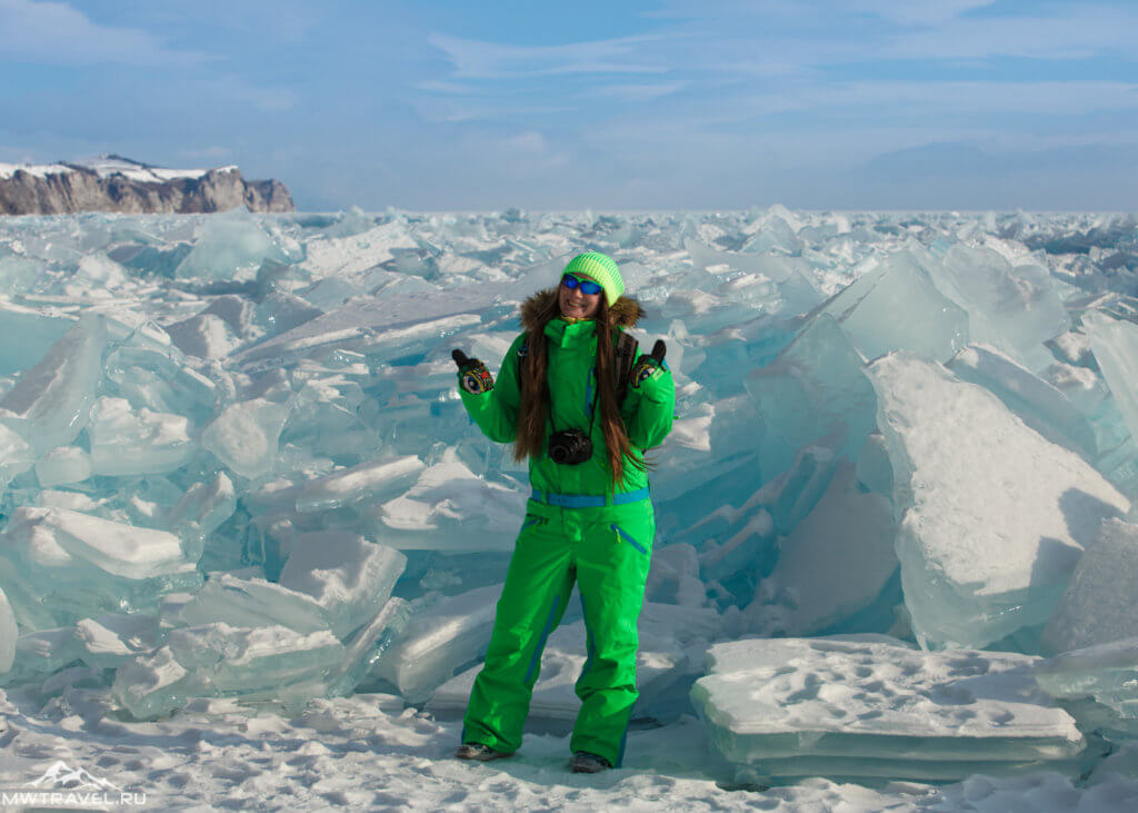 Ледовые торосы на Байкале